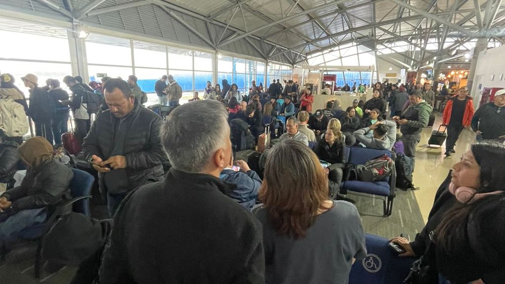 caos aeropuerto punta arenas