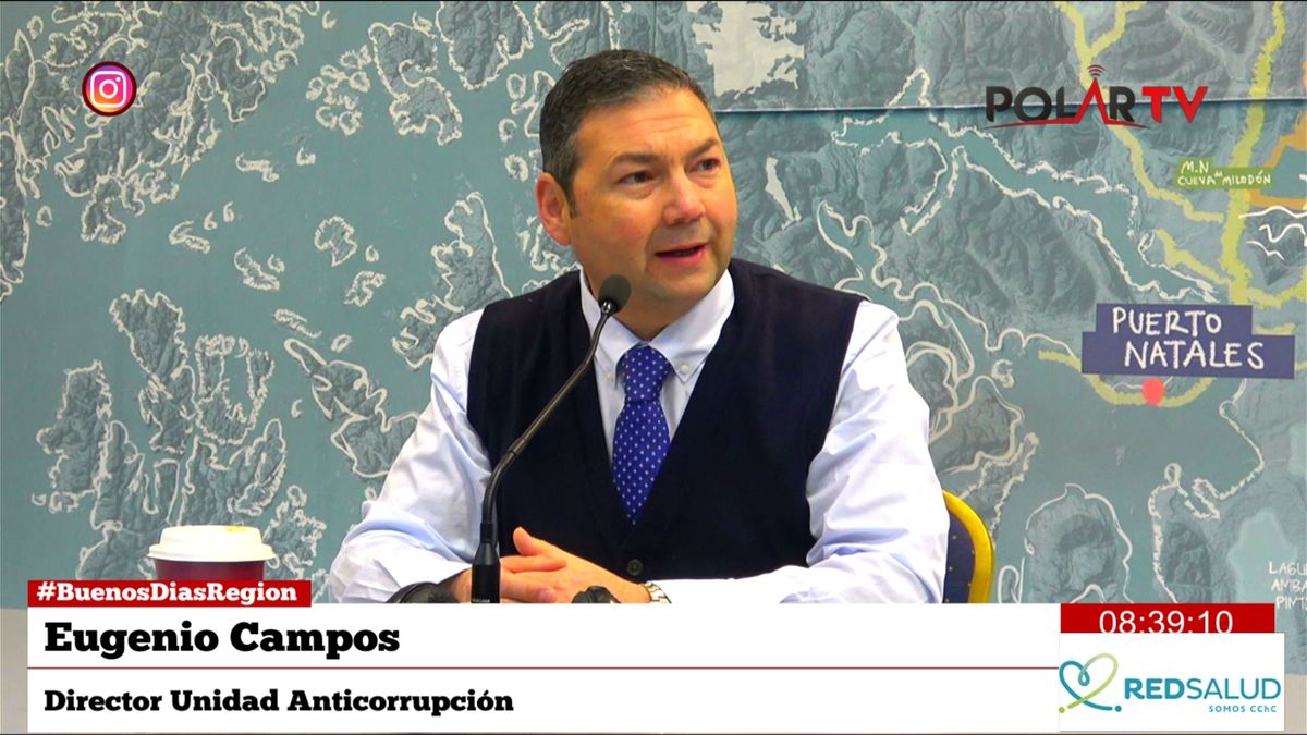 DIRECTOR UNIDAD ANTICORRUPCIÓN DE LA FISCALIA NACIONAL EUGENIO CAMPOS “LAMENTABLEMENTE LA REGIÓN DE MAGALLANES, MI REGIÓN, NO ESCAPA A ESTAS CIRCUNSTANCIAS”: