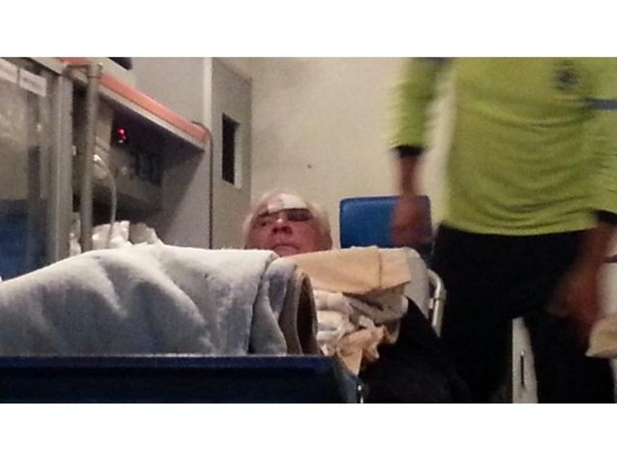 ADULTO MAYOR FUE ATROPELLADO AL CRUZAR LA CALLE