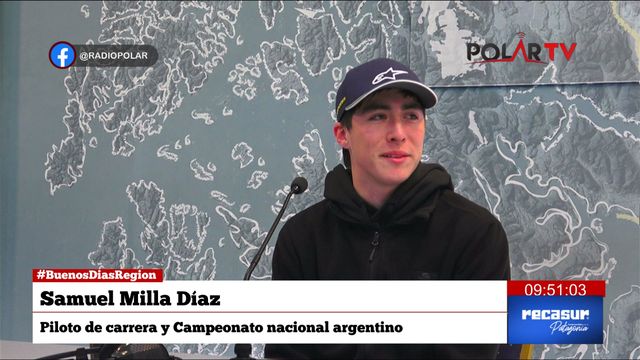 Samuel Millao Díaz, Piloto de carreras magallanico