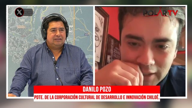 Danilo Pozo presidente de la Corporación Cultural de Desarrollo e Innovación Chiloé.
