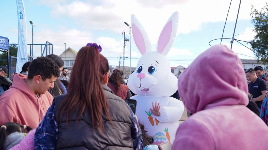 conejo entrega de huevitos