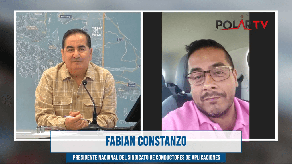 Fabián Constanzo presidente nacional del Sindicato de Conductores de Aplicaciones