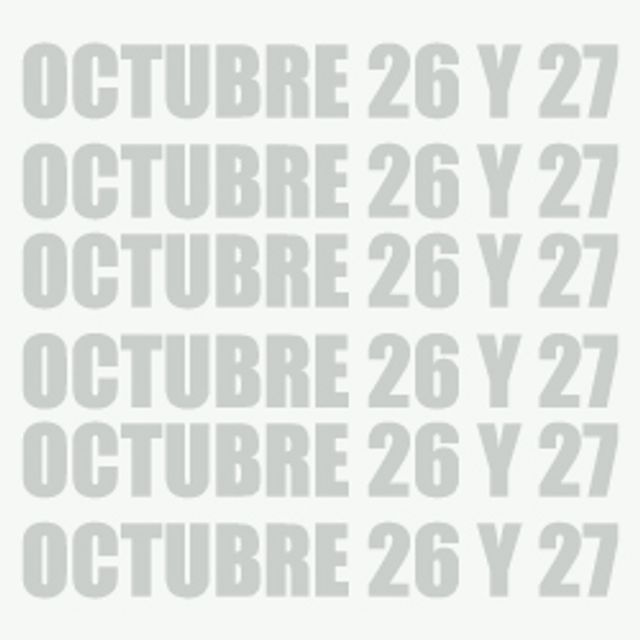 OCTUBRE 26 Y 27 BANNER