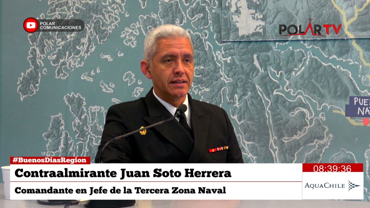 EL COMANDANTE EN JEFE DE LA TERCERA ZONA NAVAL DESTACA EL ROL ESTRATÉGICO DE MAGALLANES Y LA PROYECCIÓN DEL ROMPEHIELOS ALMIRANTE VIEL EN EL MES DEL MAR