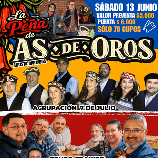 peña as de oros afiche
