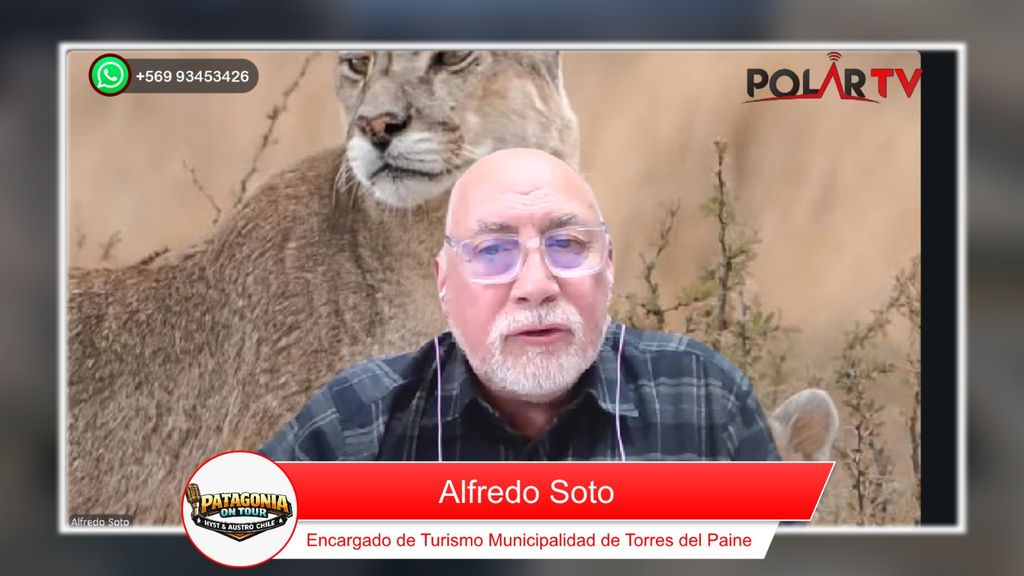 Alfredo Soto, encargado de Turismo de la Municipalidad de Torres del Paine