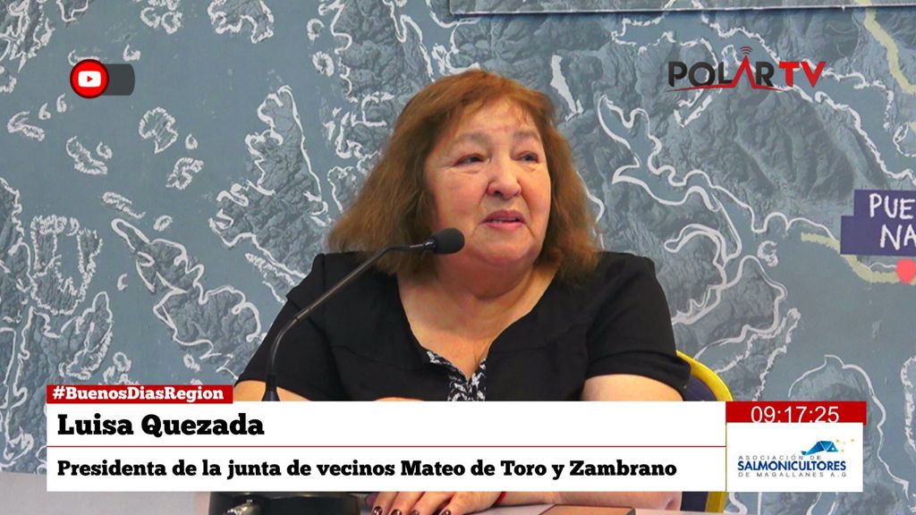 Luisa Quezada, Presidenta de la junta de vecinos Mateo de Toro y Zambrano