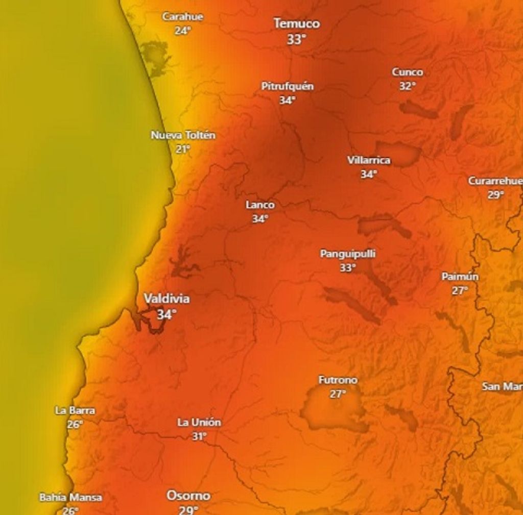 altas-temperaturas-araucania-sur-chile