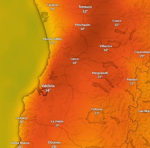 altas-temperaturas-araucania-sur-chile
