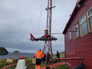 Faro Islas Diego Ramírez trabajos meteorologos Faro Islas Diego Ramírez trabajos meteorologos