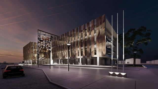 EDIFICIO INSTITUCIONAL NOCTURNO EDIFICIO INSTITUCIONAL NOCTURNO