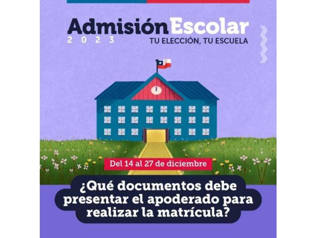ADMISIÓN ESCOLAR 2023: PLAZO PARA MATRICULAR A ESTUDIANTES ES HASTA EL 27 DE DICIEMBRE