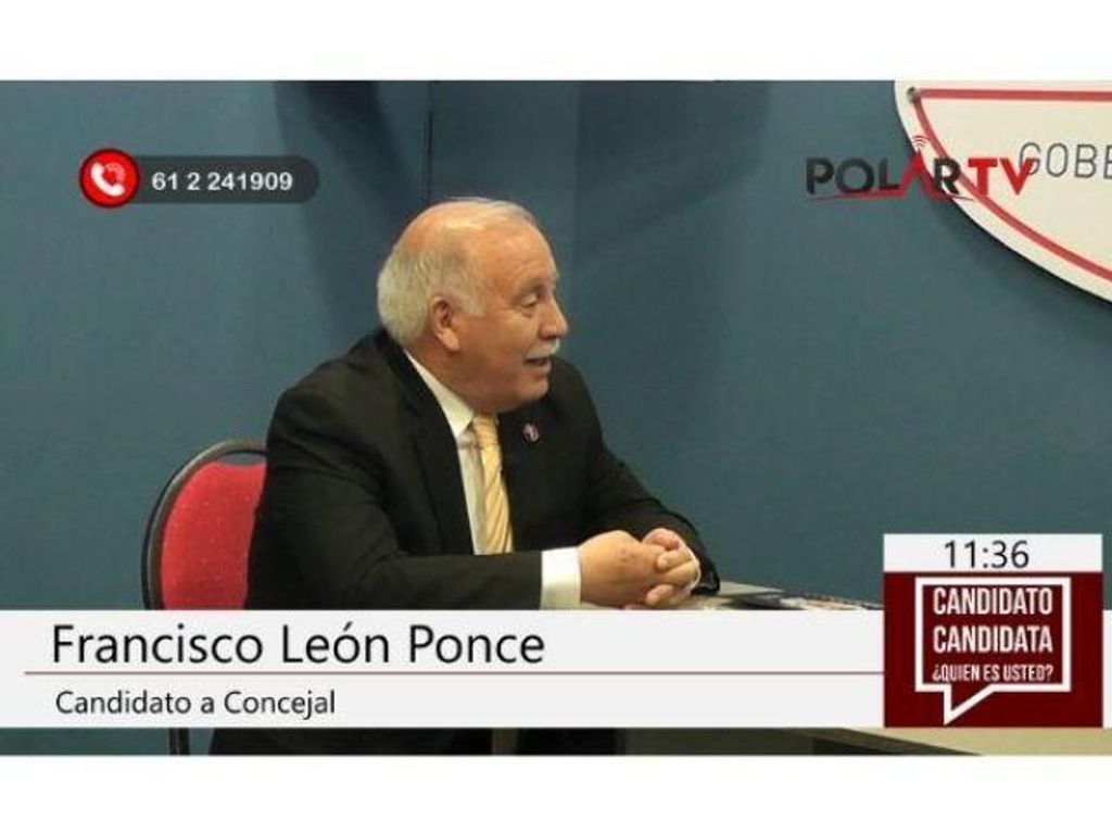 CANDIDATO A CONCEJAL FRANCISCO LEÓN PONCE EN ENTREVISTA CON POLAR COMUNICACIONES CANDIDATO A CONCEJAL FRANCISCO LEÓN PONCE EN ENTREVISTA CON POLAR COMUNICACIONES