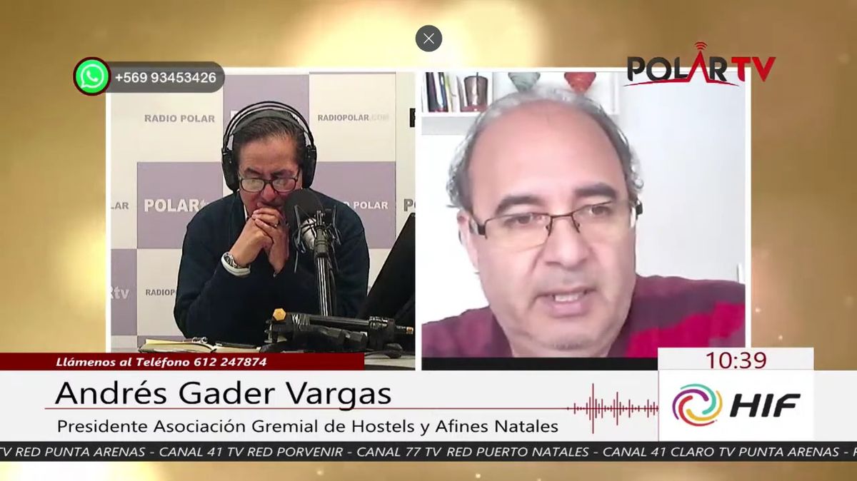 ANDRÉS GADER VARGAS, PRESIDENTE DE LA ASOCIACIÓN GREMIAL DE HOSTELS ...