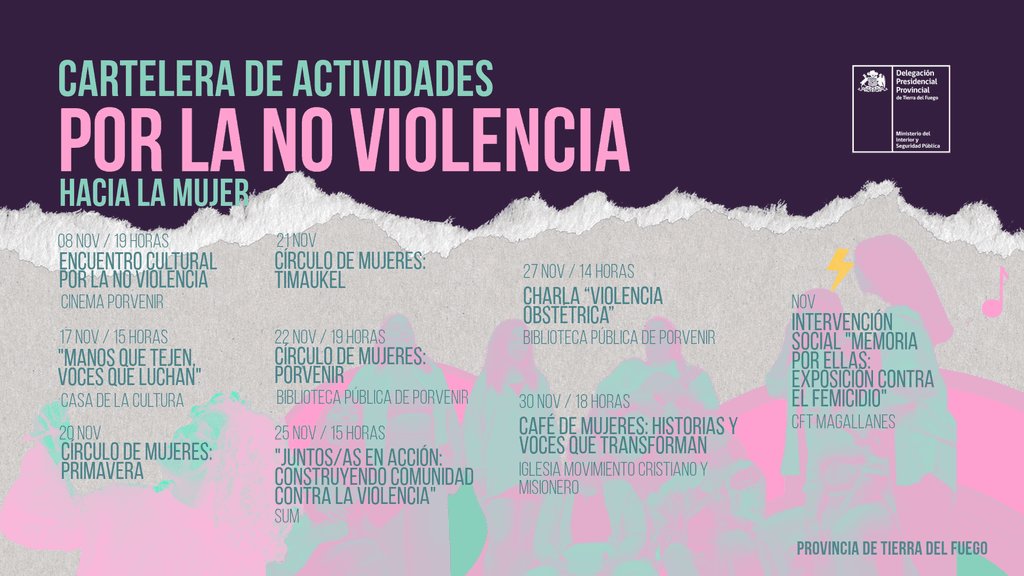 Cartelera Por la No Violencia Cartelera Por la No Violencia