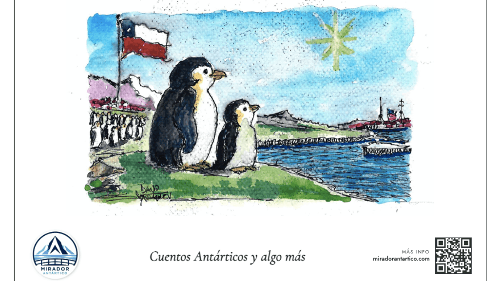 Con acuarelas y un relato para niños el libro busca acercar el Territorio Chileno Antártico Con acuarelas y un relato para niños el libro busca acercar el Territorio Chileno Antártico