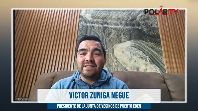 presidente de la Junta de Vecinos de Puerto Edén, Víctor Zúñiga Negué presidente de la Junta de Vecinos de Puerto Edén, Víctor Zúñiga Negué