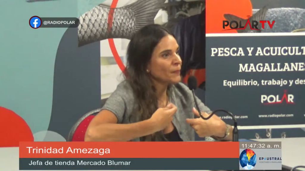 Trinidad Amezaga, Jefa de tienda Mercado Blumar Trinidad Amezaga, Jefa de tienda Mercado Blumar