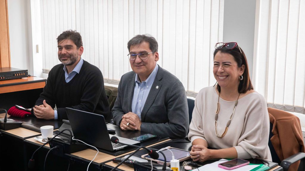 Enrique Rivera, José Maripani y Melissa Flores Enrique Rivera, José Maripani y Melissa Flores