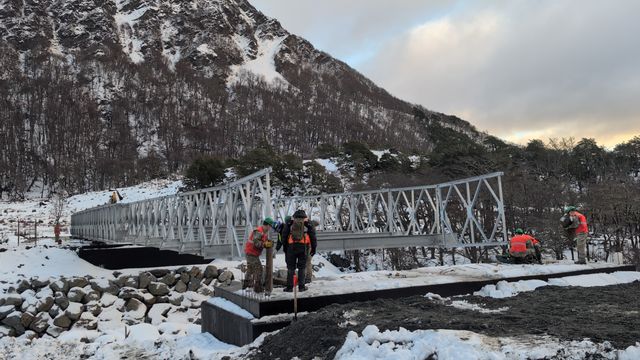 Puente Camino Yendegaia