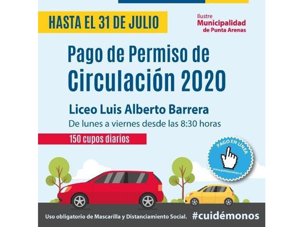 MUNICIPIO REANUDA PROCESO DE PERMISOS DE CIRCULACIÓN 2020