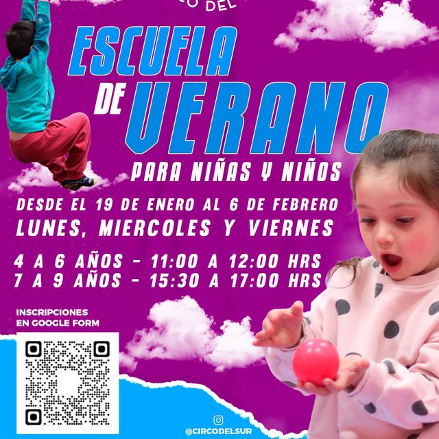 Promo Escuela de Verano_Circo del Sur Promo Escuela de Verano_Circo del Sur