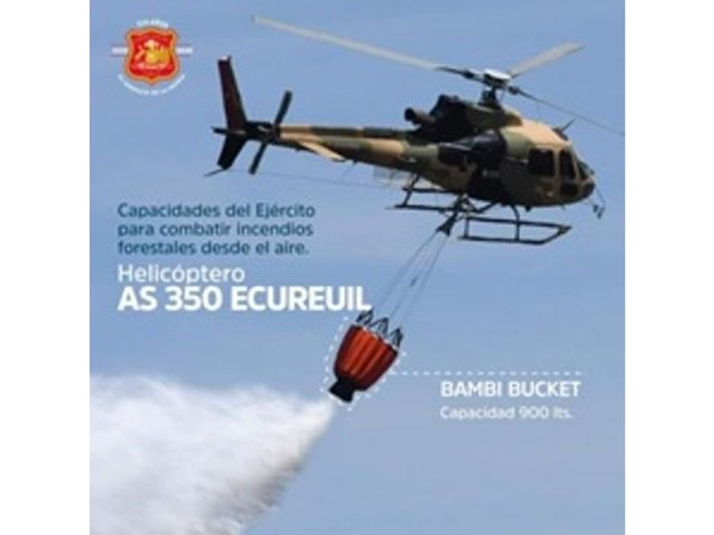 LA BRIGADA DE AVIACIÓN DEL EJÉRCITO DE CHILE DESPLEGARÁ DOS AIRBUS H125 PARA EL COMBATE DE INCENDIOS FORESTALES