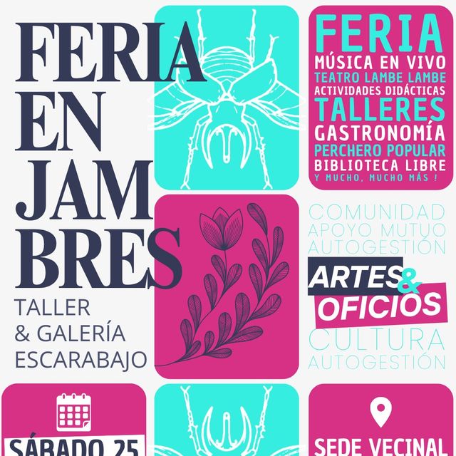 Afiche feria Enjambres