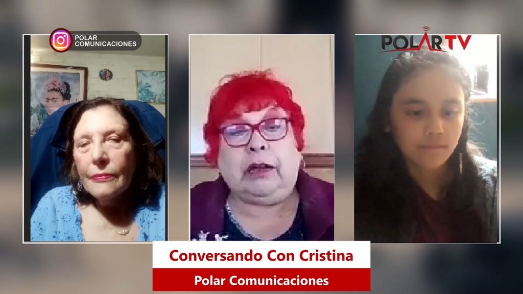 conversando con cristina Rayén Sachez