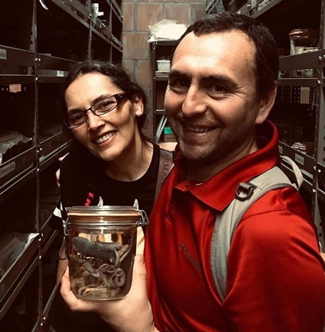 Christian Ibáñez y Cecilia Pardo de UNAB Christian Ibáñez y Cecilia Pardo de UNAB