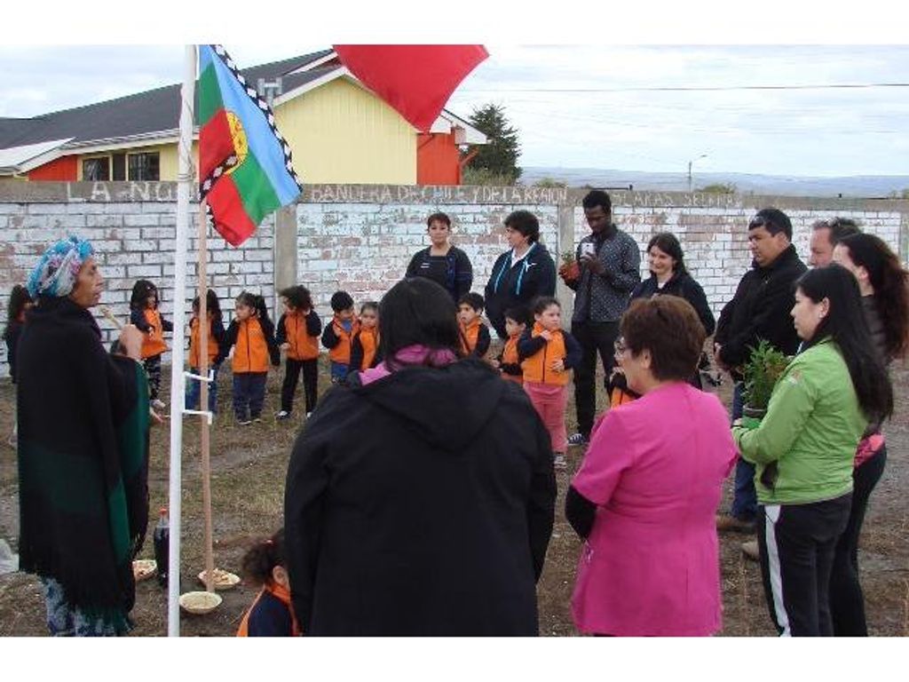 CON CEREMONIA TRADICIONAL MAPUCHE FUE ENTREGADO INVERNADERO DONADO A PÁRVULOS DE PORVENIR