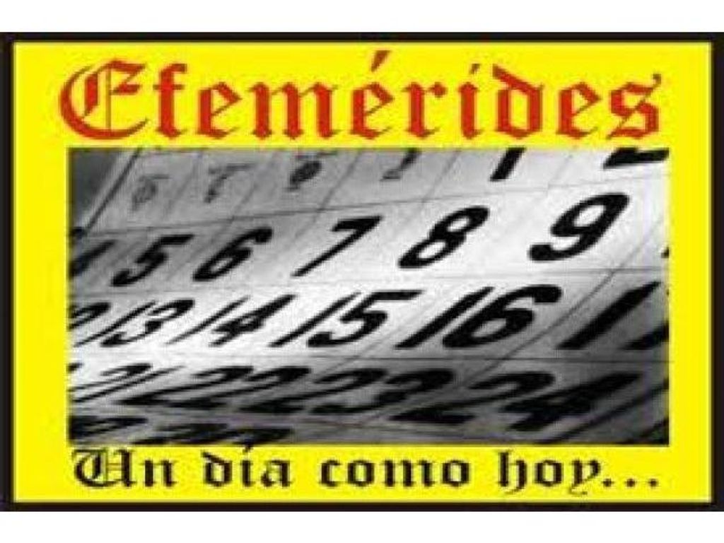 UN DÍA COMO HOY 07 NOVIEMBRE UN DÍA COMO HOY 07 NOVIEMBRE