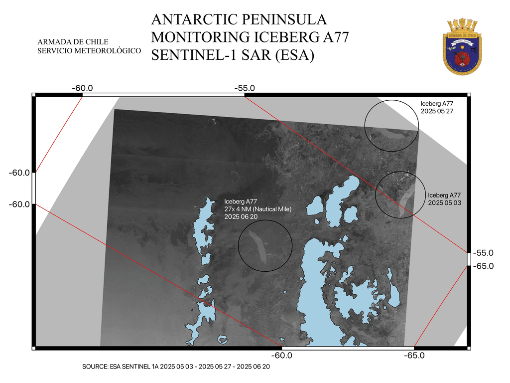 MONITORING ICEBERG A77 MONITORING ICEBERG A77