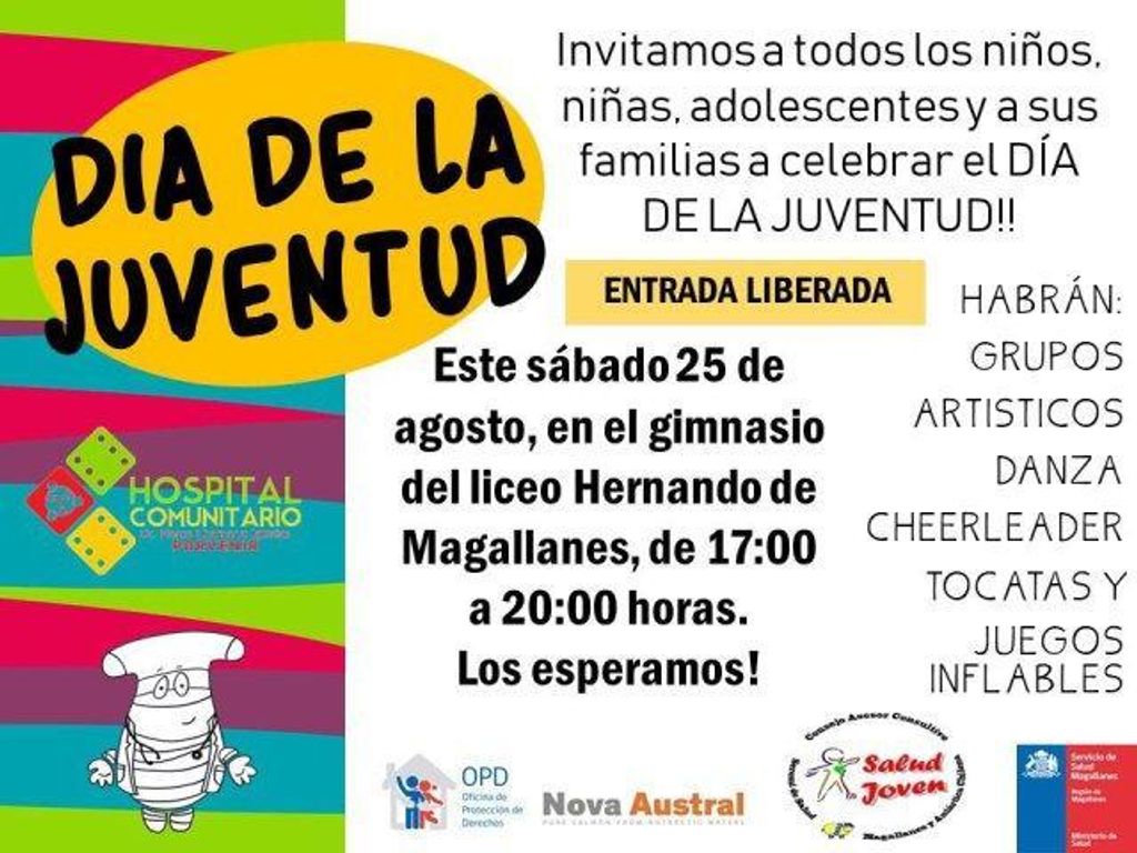 HOSPITAL PORVENIR INVITA A CELEBRAR EL DÍA INTERNACIONAL DE LA JUVENTUD HOSPITAL PORVENIR INVITA A CELEBRAR EL DÍA INTERNACIONAL DE LA JUVENTUD