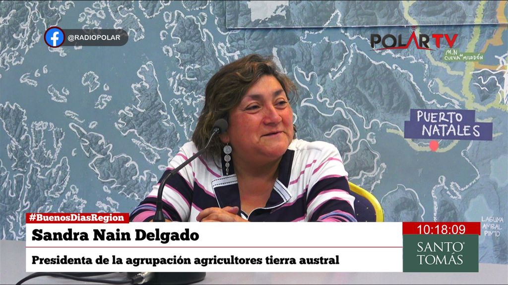 Sandra Nain Delgado, Presidenta de la Agrupación Agricultores Tierra Austral Sandra Nain Delgado, Presidenta de la Agrupación Agricultores Tierra Austral