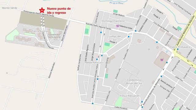 extensión línea 5_ Monte Verde y Tierra Austral extensión línea 5_ Monte Verde y Tierra Austral