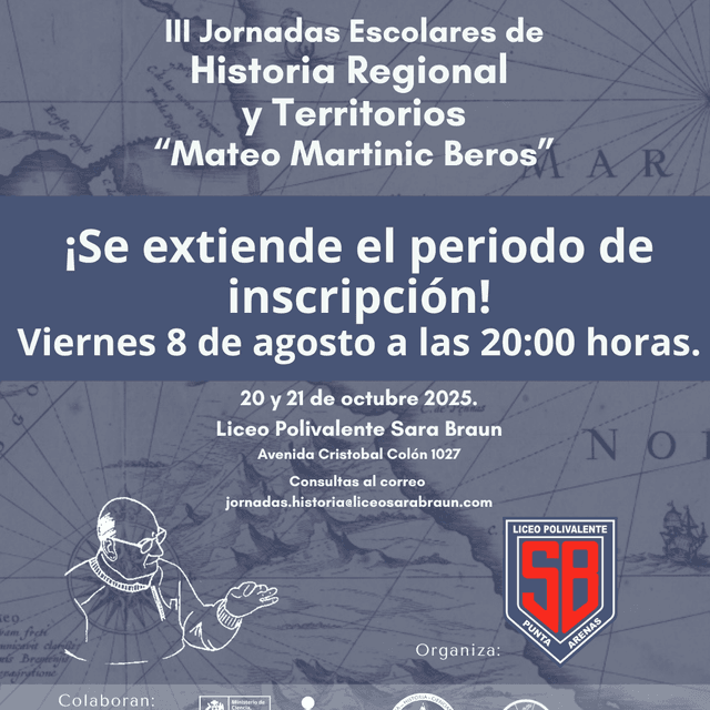 Se extiende plazo de inscripción III jornadas historia regional 2025