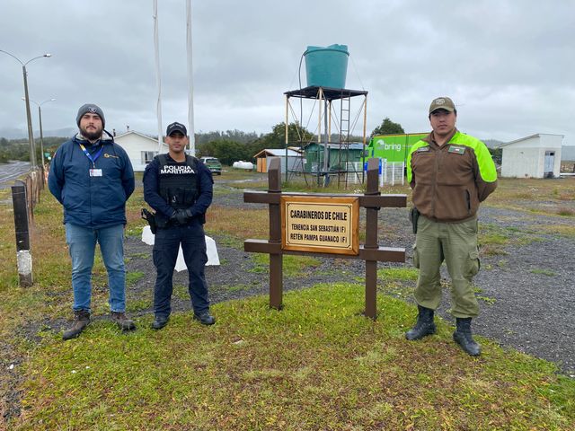Vistia profesional a Retén de Pampa Guanaco