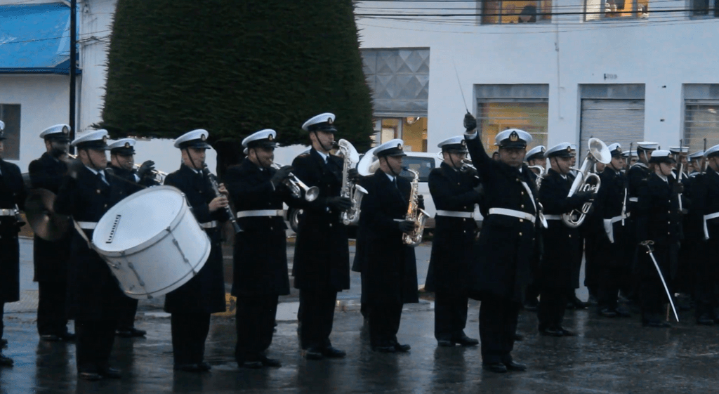 Banda insignia de la Tercera Zonal Naval en actividad Banda insignia de la Tercera Zonal Naval en actividad