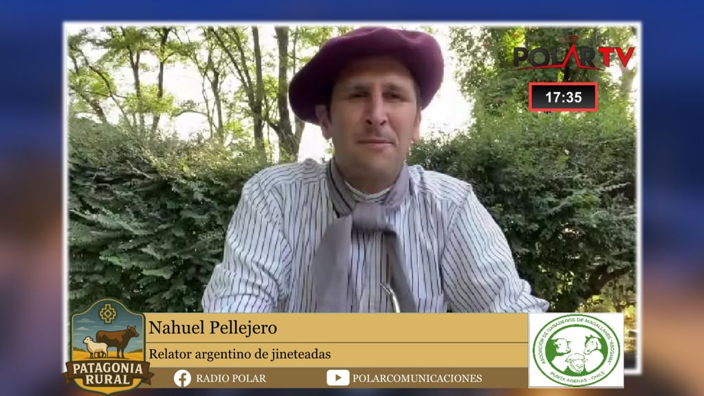 relator argentino de jineteadas Nahuel Pellejero relator argentino de jineteadas Nahuel Pellejero