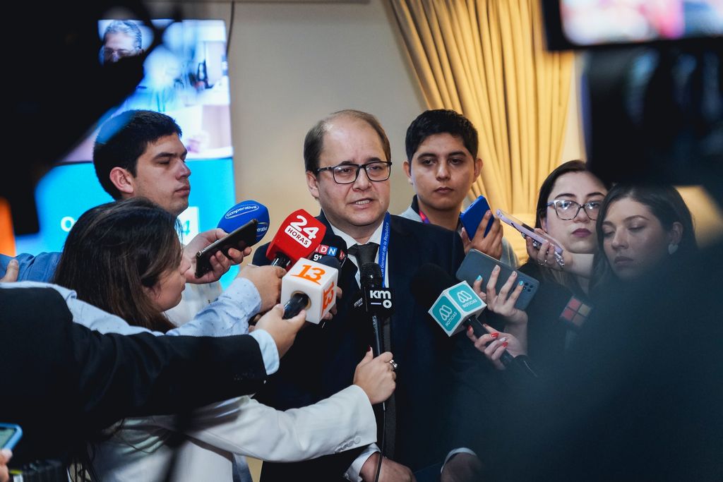 Tesorero General Hernán Nobizelli en Conferencia de Prensa Operación Renta