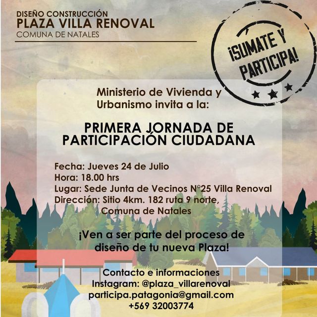 Invitación participación ciudadana Villa Renoval Invitación participación ciudadana Villa Renoval