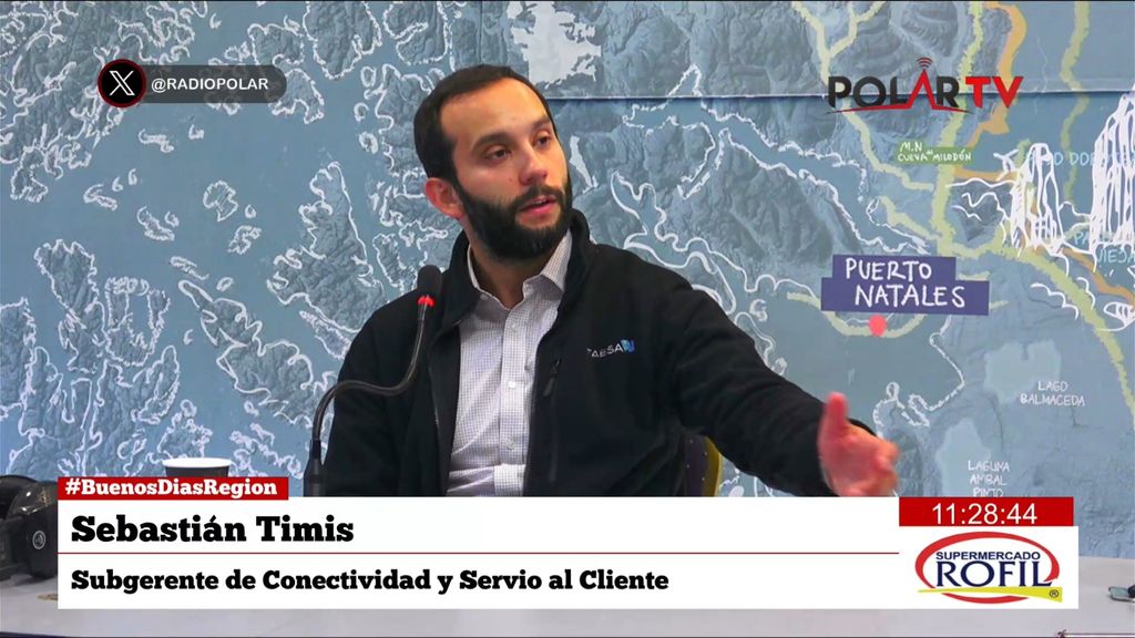 Sebastián Timis, subgerente de conectividad y servicio al cliente de Transbordadora Austral Broom