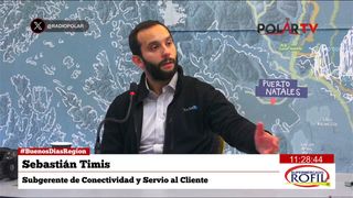 Sebastián Timis, subgerente de conectividad y servicio al cliente de Transbordadora Austral Broom