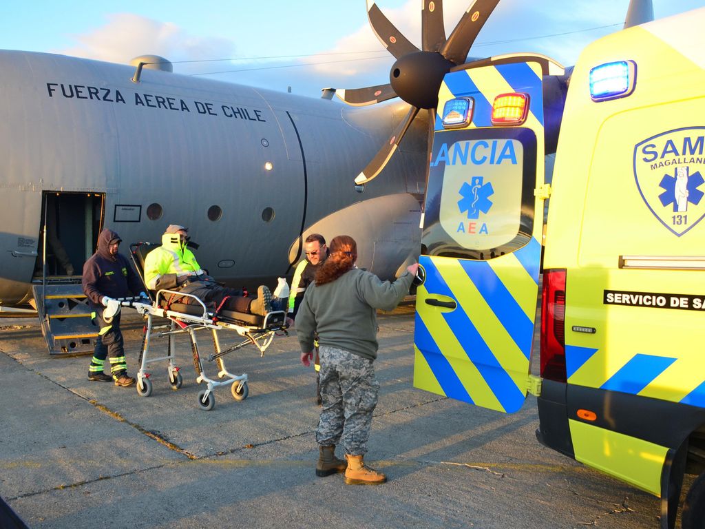 AEROEVACUACION DESDE LA ANTARTICA 9 AEROEVACUACION DESDE LA ANTARTICA 9