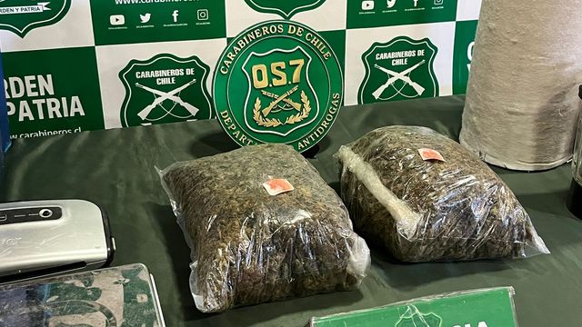 OS7 incauta kilos de marihuana