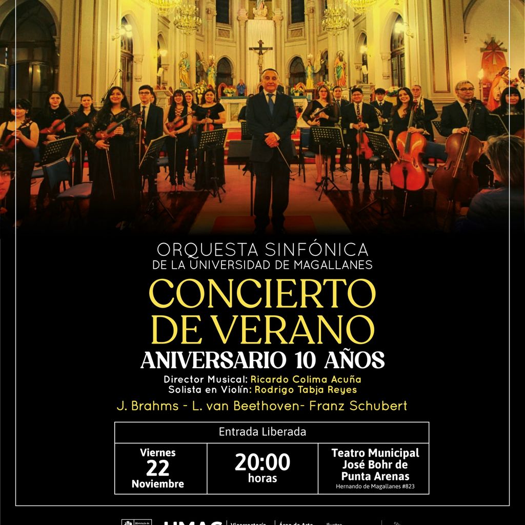 Afiche Orquesta Sinfonica UMAG 10 Años Afiche Orquesta Sinfonica UMAG 10 Años