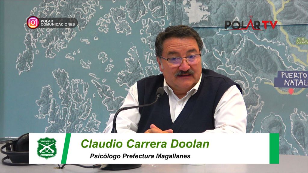 Psicólogo de la Prefectura Magallanes, Claudio Carrera Doolan