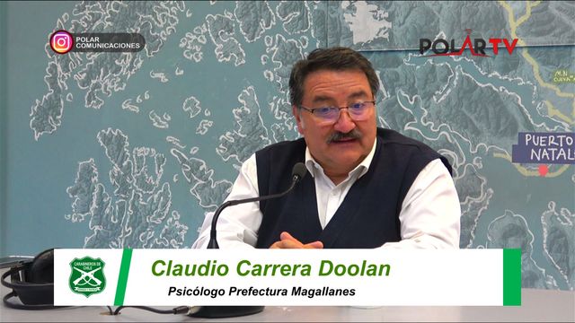 Psicólogo de la Prefectura Magallanes, Claudio Carrera Doolan